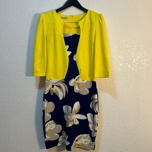 Yellow Flowered Dress